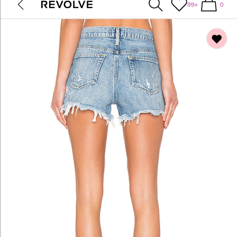 AGOLDE Parker vintage cut off shorts